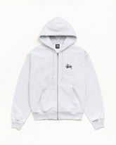 BASIC STÜSSY ZIP HOODIE