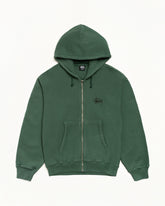 BASIC STÜSSY ZIP HOODIE