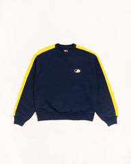 PANELED STRIPE CREW