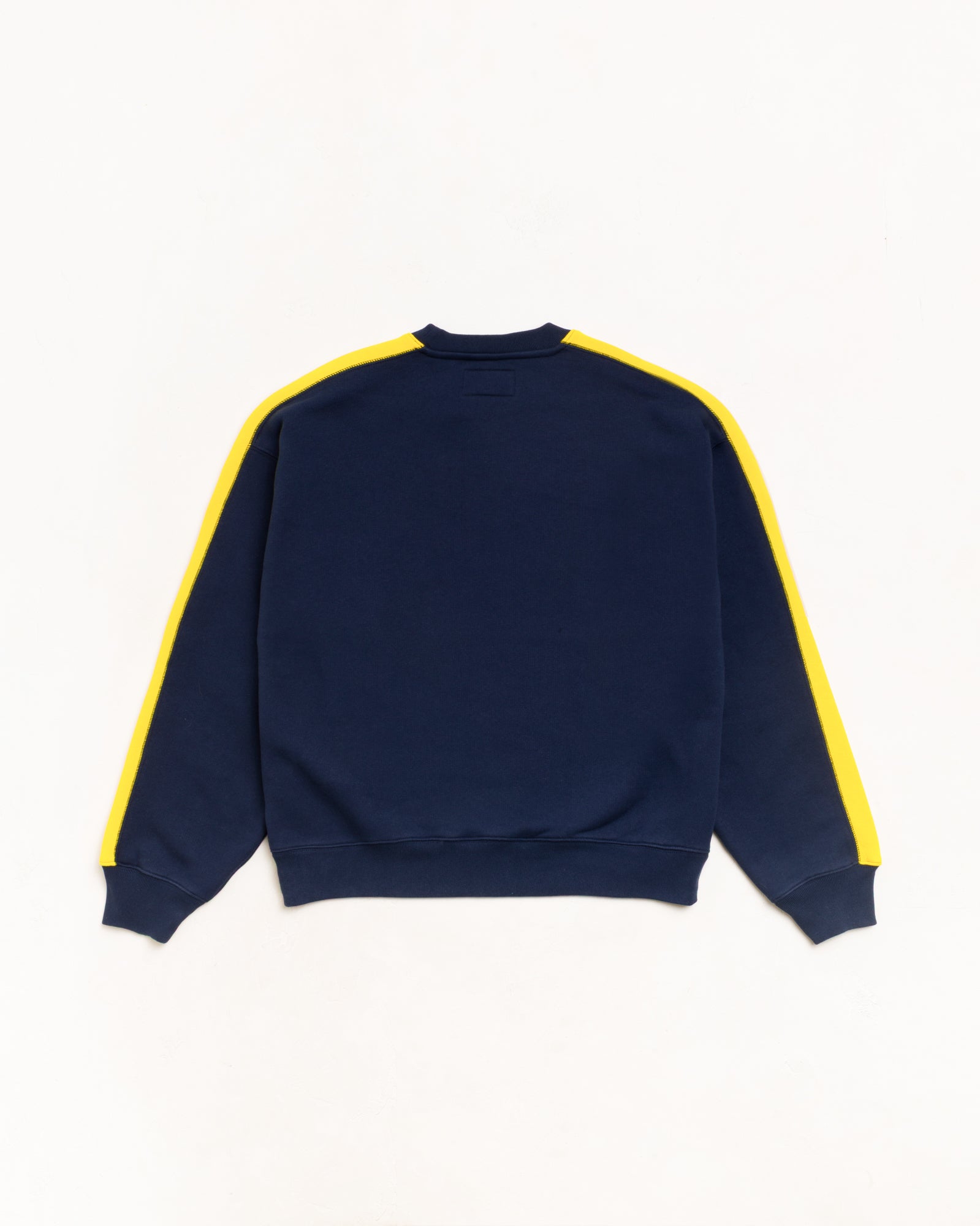 PANELED STRIPE CREW