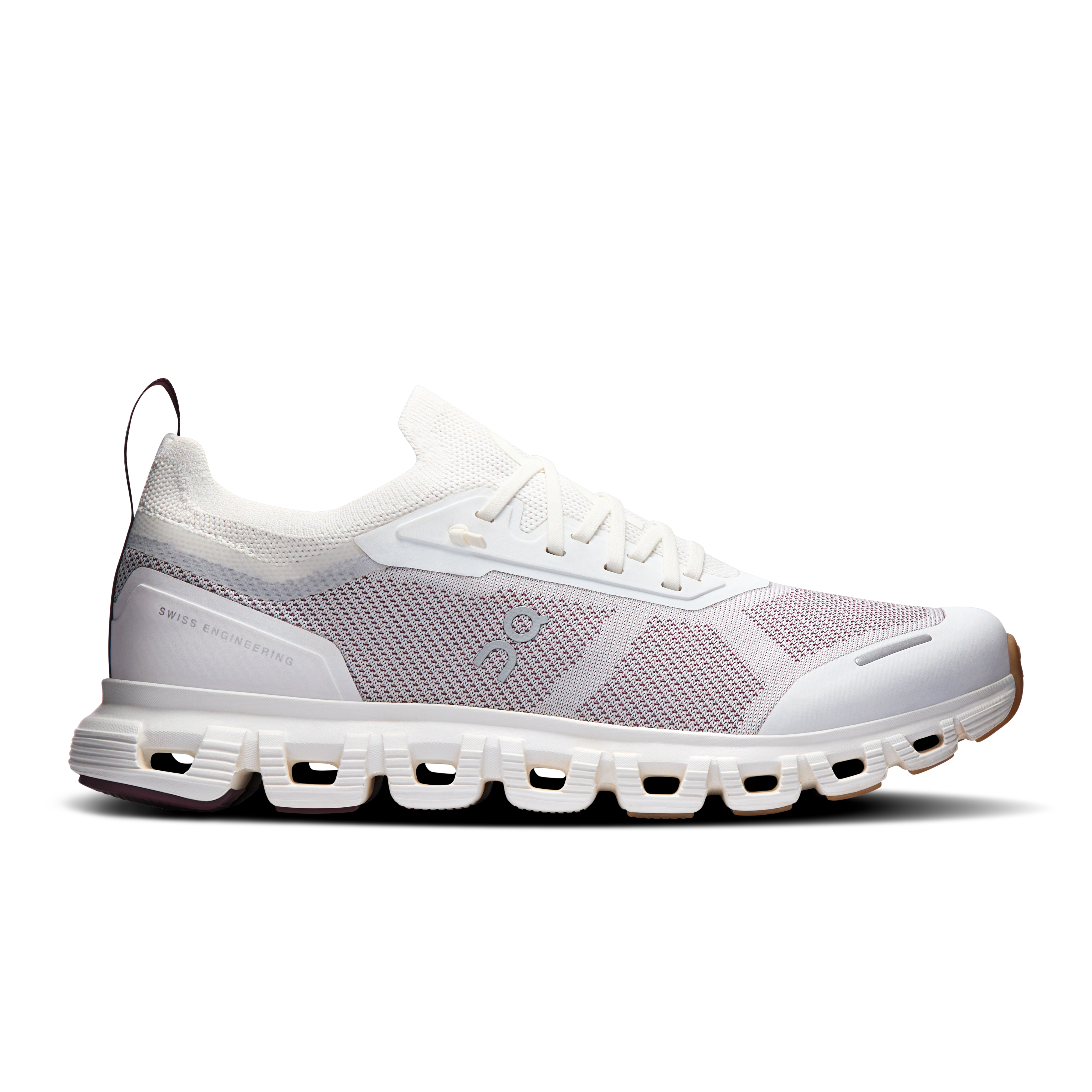 On Running Women's Cloud 6 Versa Shoes - Ice / Maroon